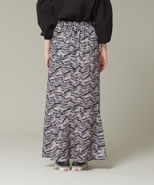 NOMINE（ノミネ）の「オリジナルプリントマーメイドマキシスカート（スカート・レディース・ブラウン/グリーン/グレイッシュベージュ・S/M）」の16枚目の写真