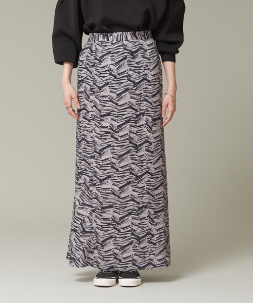 NOMINE（ノミネ）の「オリジナルプリントマーメイドマキシスカート（スカート・レディース・ブラウン/グリーン/グレイッシュベージュ・S/M）」の14枚目の写真