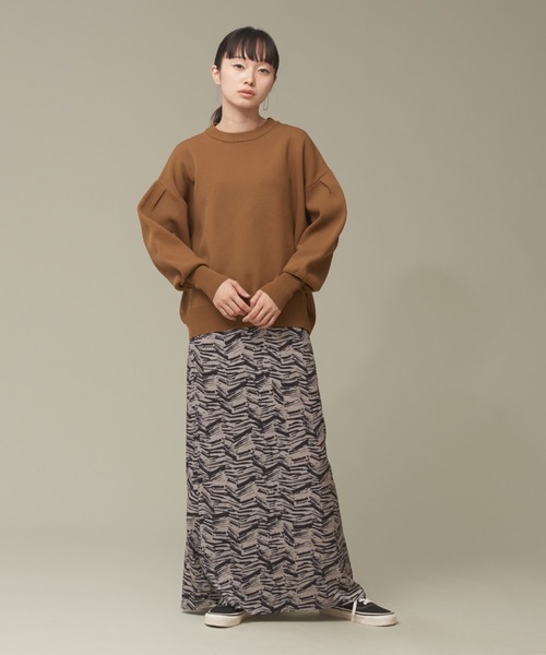 NOMINE（ノミネ）の「オリジナルプリントマーメイドマキシスカート（スカート・レディース・ブラウン/グリーン/グレイッシュベージュ・S/M）」の11枚目の写真