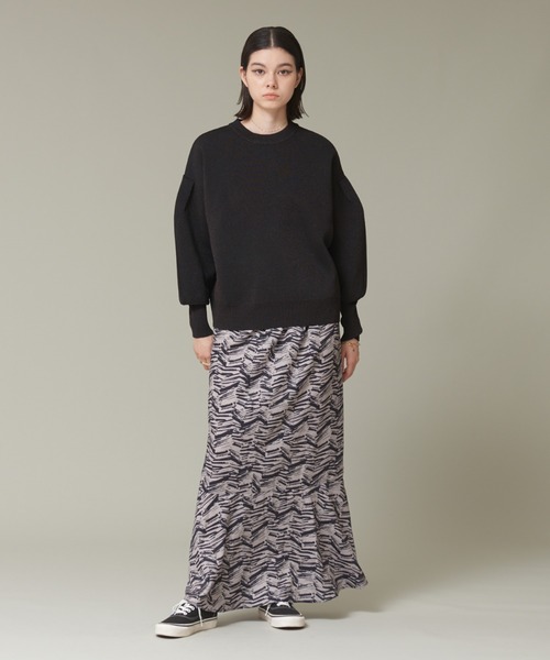 NOMINE（ノミネ）の「オリジナルプリントマーメイドマキシスカート（スカート・レディース・ブラウン/グリーン/グレイッシュベージュ・S/M）」の19枚目の写真