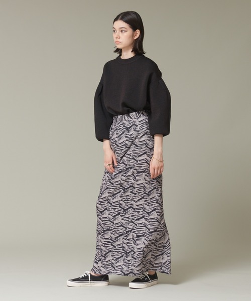 NOMINE（ノミネ）の「オリジナルプリントマーメイドマキシスカート（スカート・レディース・ブラウン/グリーン/グレイッシュベージュ・S/M）」の20枚目の写真