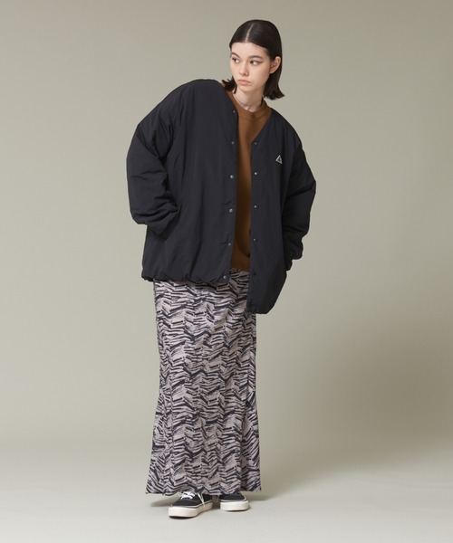 NOMINE（ノミネ）の「オリジナルプリントマーメイドマキシスカート（スカート・レディース・ブラウン/グリーン/グレイッシュベージュ・S/M）」の7枚目の写真