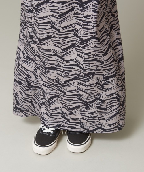 NOMINE（ノミネ）の「オリジナルプリントマーメイドマキシスカート（スカート・レディース・ブラウン/グリーン/グレイッシュベージュ・S/M）」の18枚目の写真