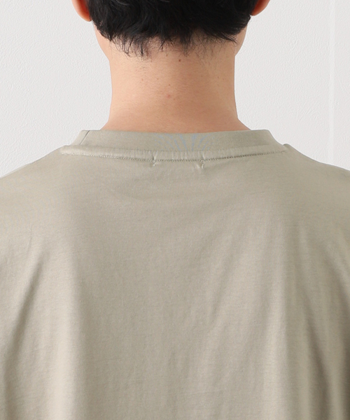 EDIFICE SELECT(エディフィスセレクト)の「シルキー コットン 長袖 Tシャツ(Tシャツ/カットソー・メンズ・ホワイト/チャコールグレー/ベージュ/ライトグリーン・MEDIUM/LARGE)」の14枚目の写真