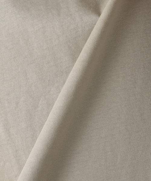 EDIFICE SELECT(エディフィスセレクト)の「シルキー コットン 長袖 Tシャツ(Tシャツ/カットソー・メンズ・ホワイト/チャコールグレー/ベージュ/ライトグリーン・MEDIUM/LARGE)」の7枚目の写真