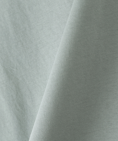 EDIFICE SELECT(エディフィスセレクト)の「シルキー コットン 長袖 Tシャツ(Tシャツ/カットソー・メンズ・ホワイト/チャコールグレー/ベージュ/ライトグリーン・MEDIUM/LARGE)」の8枚目の写真