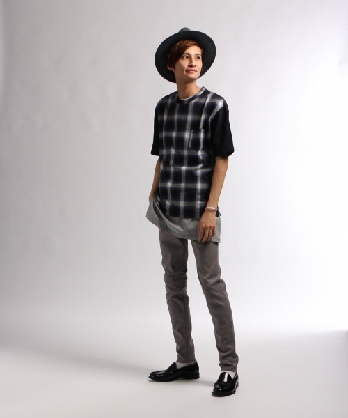 HARE（ハレ）の「フハクキリカエガラプルオーバー(HARE)（Tシャツ/カットソー・メンズ・ホワイト/ブラック/ネイビー/ダークネイビー/ブラック系その他/ダークブルー・SMALL/MEDIUM）」の10枚目の写真