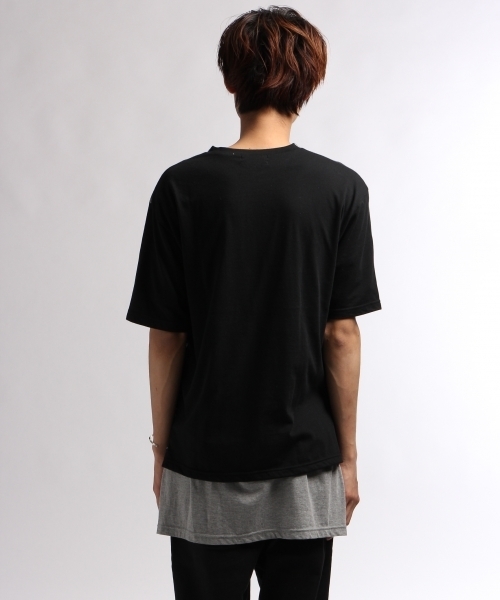 HARE（ハレ）の「フハクキリカエガラプルオーバー(HARE)（Tシャツ/カットソー・メンズ・ホワイト/ブラック/ネイビー/ダークネイビー/ブラック系その他/ダークブルー・SMALL/MEDIUM）」の12枚目の写真