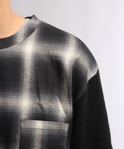 HARE（ハレ）の「フハクキリカエガラプルオーバー(HARE)（Tシャツ/カットソー・メンズ・ホワイト/ブラック/ネイビー/ダークネイビー/ブラック系その他/ダークブルー・SMALL/MEDIUM）」の14枚目の写真