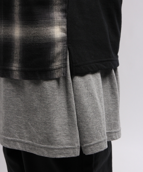 HARE（ハレ）の「フハクキリカエガラプルオーバー(HARE)（Tシャツ/カットソー・メンズ・ホワイト/ブラック/ネイビー/ダークネイビー/ブラック系その他/ダークブルー・SMALL/MEDIUM）」の17枚目の写真