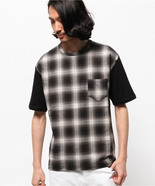 HARE（ハレ）の「フハクキリカエガラプルオーバー(HARE)（Tシャツ/カットソー・メンズ・ホワイト/ブラック/ネイビー/ダークネイビー/ブラック系その他/ダークブルー・SMALL/MEDIUM）」の22枚目の写真