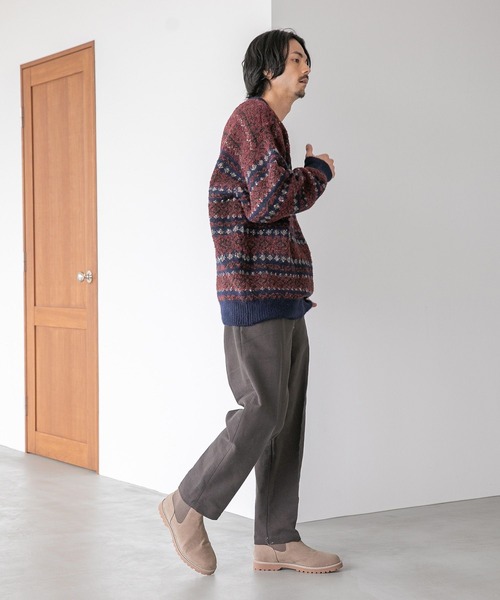 niko and...（ニコアンド）の「モールスキンテーパードパンツ（その他パンツ・メンズ・ブラック/ブラウン/グリーン・SMALL/MEDIUM/LARGE）」の4枚目の写真