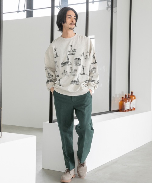 niko and...（ニコアンド）の「モールスキンテーパードパンツ（その他パンツ・メンズ・ブラック/ブラウン/グリーン・SMALL/MEDIUM/LARGE）」の5枚目の写真