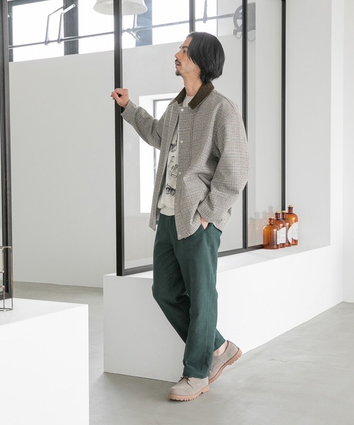 niko and...（ニコアンド）の「モールスキンテーパードパンツ（その他パンツ・メンズ・ブラック/ブラウン/グリーン・SMALL/MEDIUM/LARGE）」の13枚目の写真