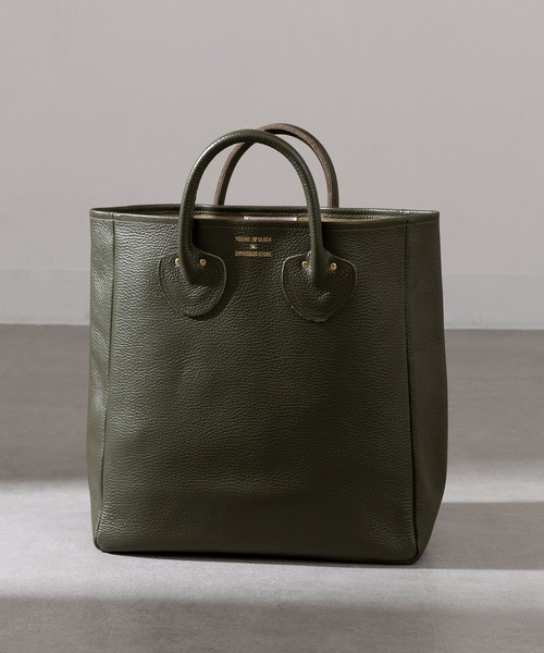 YOUNG&OLSEN The DRYGOODS STORE（ヤングアンドオルセン）の「【YOUNG&OLSEN】EMBOSSED LEATHER TOTE M（トートバッグ・レディース・ブラック/ベージュ/パープル/ブラウン/ゴールド/ブルー/ブラウン系その他2/ベージュ系2/ダークグレー/レッド/オリーブ/ブルー系その他2/グレー系その他2/オレンジ/グリーン/グレー系その他3/グレイッシュベージュ/ライトパープル/カーキ・FREE）」の11枚目の写真
