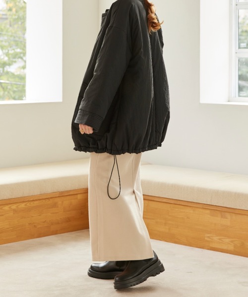 hinari（ヒナリ）の「リブタイトスカート（スカート・レディース・ブラック/アイボリー・X-SMALL/SMALL/MEDIUM）」の8枚目の写真