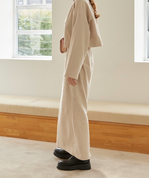 hinari（ヒナリ）の「リブタイトスカート（スカート・レディース・ブラック/アイボリー・X-SMALL/SMALL/MEDIUM）」の18枚目の写真