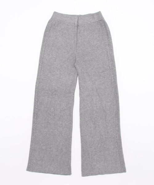 LAC-VERT（ラック・ヴェール）の「ラインニットパンツ（その他パンツ・レディース・ベージュ/ライトグレー/グレー/ブラック/ライトベージュ・FREE）」の12枚目の写真