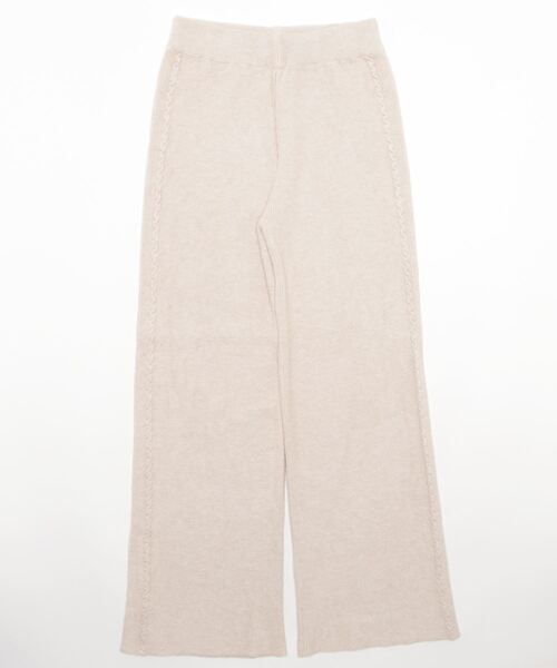 LAC-VERT（ラック・ヴェール）の「ラインニットパンツ（その他パンツ・レディース・ベージュ/ライトグレー/グレー/ブラック/ライトベージュ・FREE）」の15枚目の写真