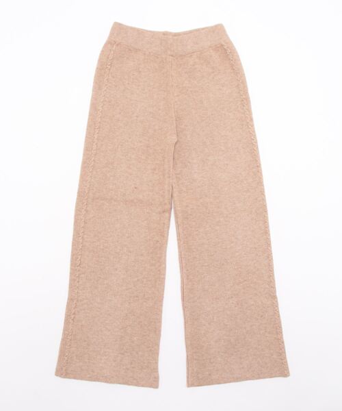 LAC-VERT（ラック・ヴェール）の「ラインニットパンツ（その他パンツ・レディース・ベージュ/ライトグレー/グレー/ブラック/ライトベージュ・FREE）」の10枚目の写真