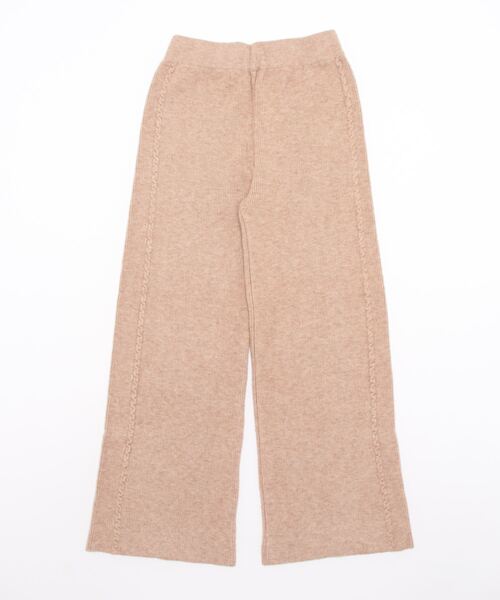 LAC-VERT（ラック・ヴェール）の「ラインニットパンツ（その他パンツ・レディース・ベージュ/ライトグレー/グレー/ブラック/ライトベージュ・FREE）」の14枚目の写真