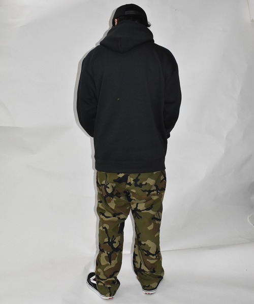 DOUBLE STEAL（ダブルスティール）の「Global DOUBZ LOGO 裏起毛パーカー（パーカー・メンズ・ブラック/トップグレー/イエロー・MEDIUM/LARGE/X-LARGE）」の21枚目の写真