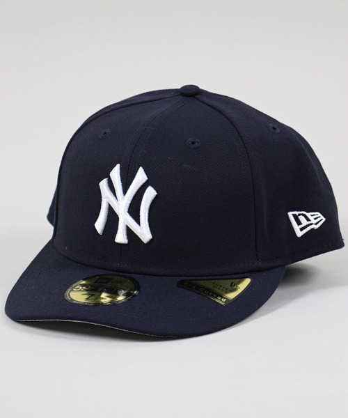 New Era ロゴ刺繍キャップ 黒 NEW ERA - New Era NYロゴBlack 色Black 刺繍男女用キャップ