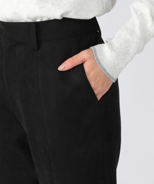 BARNYARDSTORM（バンヤードストーム）の「BARNYARDSTORM / フレアースエードパンツ（その他パンツ・レディース・ブラック/ベージュ・1/2/0/00）」の5枚目の写真