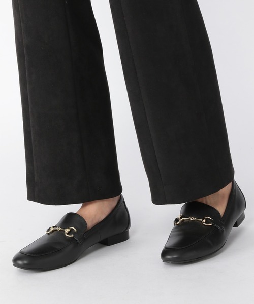 BARNYARDSTORM（バンヤードストーム）の「BARNYARDSTORM / フレアースエードパンツ（その他パンツ・レディース・ブラック/ベージュ・1/2/0/00）」の8枚目の写真