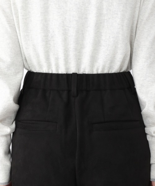 BARNYARDSTORM（バンヤードストーム）の「BARNYARDSTORM / フレアースエードパンツ（その他パンツ・レディース・ブラック/ベージュ・1/2/0/00）」の12枚目の写真