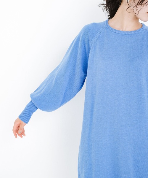 haco!(ハコ)の「昔憧れていた凛と背筋の伸びた自信に溢れた大人へ近づくニットワンピース〈ちゃっかりアンチピリング加工〉by que made me(ワンピース・レディース・ネイビー/ブルー・SMALL/MEDIUM/X-LARGE/LARGE)」の19枚目の写真