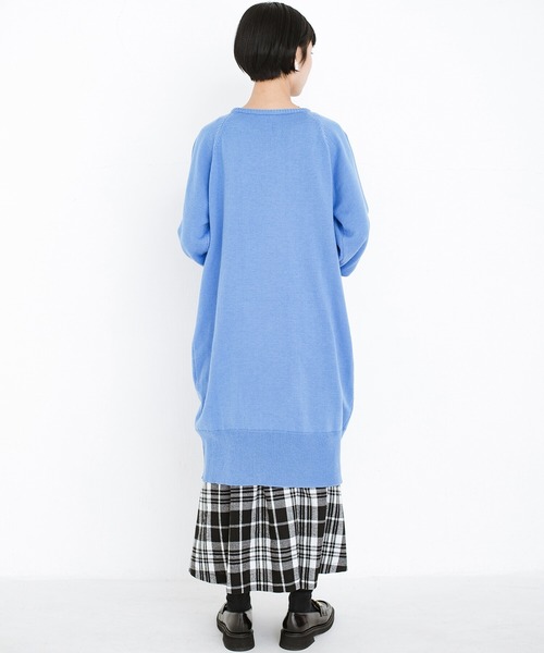 haco!(ハコ)の「昔憧れていた凛と背筋の伸びた自信に溢れた大人へ近づくニットワンピース〈ちゃっかりアンチピリング加工〉by que made me(ワンピース・レディース・ネイビー/ブルー・SMALL/MEDIUM/X-LARGE/LARGE)」の13枚目の写真