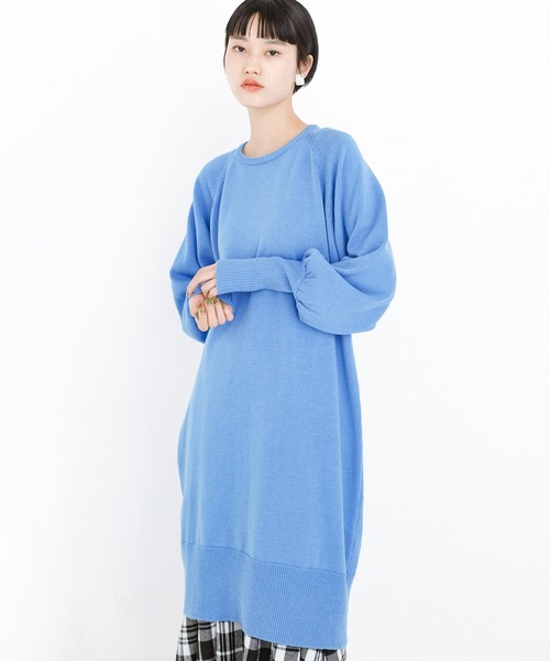 haco!(ハコ)の「昔憧れていた凛と背筋の伸びた自信に溢れた大人へ近づくニットワンピース〈ちゃっかりアンチピリング加工〉by que made me(ワンピース・レディース・ネイビー/ブルー・SMALL/MEDIUM/X-LARGE/LARGE)」の21枚目の写真