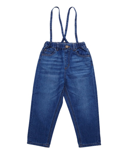 Ocean&Ground（オーシャン&グラウンド）の「サスペンダーテーパードパンツ(80～140cm)（その他パンツ・キッズ・ダークブルー/イエロー/ピンク/ライトブルー・80/90/95/100/110/120/130/140）」の2枚目の写真