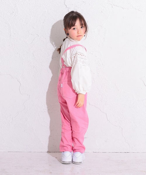 Ocean&Ground（オーシャン&グラウンド）の「サスペンダーテーパードパンツ(80～140cm)（その他パンツ・キッズ・ダークブルー/イエロー/ピンク/ライトブルー・80/90/95/100/110/120/130/140）」の9枚目の写真