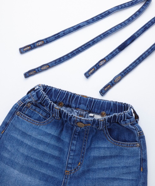 Ocean&Ground（オーシャン&グラウンド）の「サスペンダーテーパードパンツ(80～140cm)（その他パンツ・キッズ・ダークブルー/イエロー/ピンク/ライトブルー・80/90/95/100/110/120/130/140）」の11枚目の写真