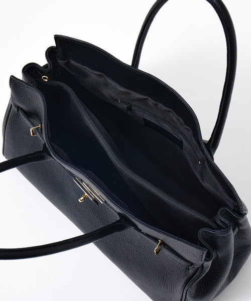 AULENTTI(オウレンティ)の「【人気追加】【AULENTTI/オウレンティ】レザーベルト付トート(トートバッグ・レディース・ブラック・フリー)」の8枚目の写真