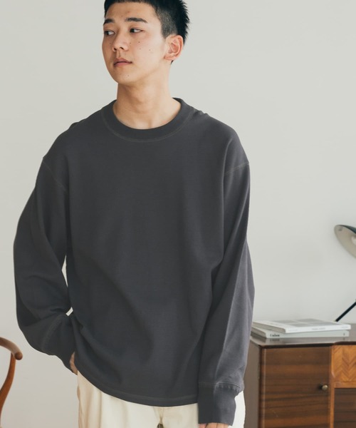 FORK&SPOON(フォークアンドスプーン)の「FORK&SPOON ワッフルプルオーバー(Tシャツ/カットソー・メンズ・ホワイト/チャコールグレー・4/5)」の12枚目の写真
