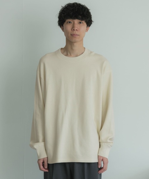 FORK&SPOON(フォークアンドスプーン)の「FORK&SPOON ワッフルプルオーバー(Tシャツ/カットソー・メンズ・ホワイト/チャコールグレー・4/5)」の22枚目の写真