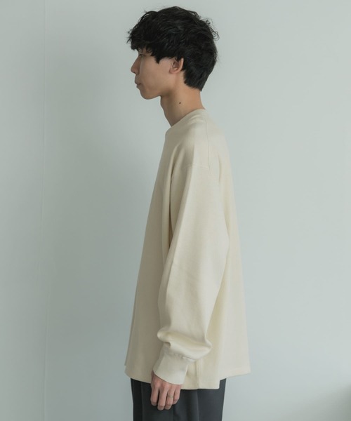 FORK&SPOON(フォークアンドスプーン)の「FORK&SPOON ワッフルプルオーバー(Tシャツ/カットソー・メンズ・ホワイト/チャコールグレー・4/5)」の21枚目の写真