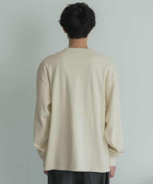 FORK&SPOON(フォークアンドスプーン)の「FORK&SPOON ワッフルプルオーバー(Tシャツ/カットソー・メンズ・ホワイト/チャコールグレー・4/5)」の20枚目の写真