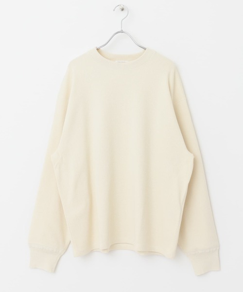 FORK&SPOON(フォークアンドスプーン)の「FORK&SPOON ワッフルプルオーバー(Tシャツ/カットソー・メンズ・ホワイト/チャコールグレー・4/5)」の19枚目の写真