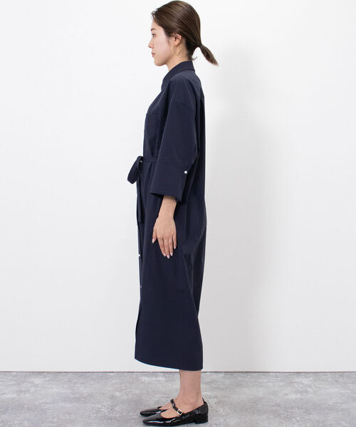NOLLEY’S(ノーリーズ)の「《手洗い可能》シャツワンピース(シャツワンピース・レディース・ネイビー/ホワイト・38)」の14枚目の写真