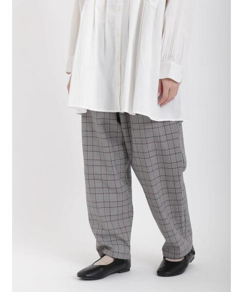 Samansa Mos2（サマンサ モスモス）の「TR柄アソートギャザーパンツ（その他パンツ・レディース・ベージュ/ブラック/レッド/グレー・ﾌﾘ-）」の5枚目の写真