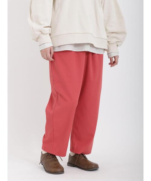 Samansa Mos2（サマンサ モスモス）の「TR柄アソートギャザーパンツ（その他パンツ・レディース・ベージュ/ブラック/レッド/グレー・ﾌﾘ-）」の10枚目の写真