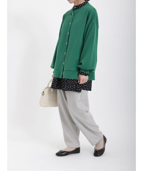 Samansa Mos2（サマンサ モスモス）の「TR柄アソートギャザーパンツ（その他パンツ・レディース・ベージュ/ブラック/レッド/グレー・ﾌﾘ-）」の17枚目の写真