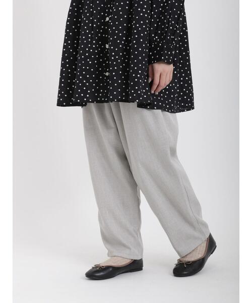 Samansa Mos2（サマンサ モスモス）の「TR柄アソートギャザーパンツ（その他パンツ・レディース・ベージュ/ブラック/レッド/グレー・ﾌﾘ-）」の20枚目の写真