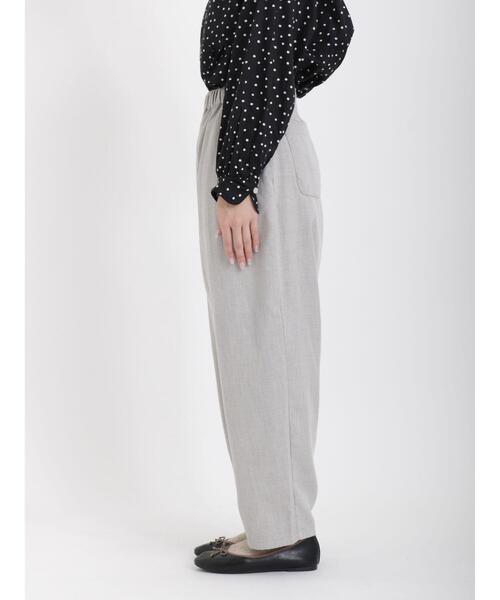 Samansa Mos2（サマンサ モスモス）の「TR柄アソートギャザーパンツ（その他パンツ・レディース・ベージュ/ブラック/レッド/グレー・ﾌﾘ-）」の22枚目の写真