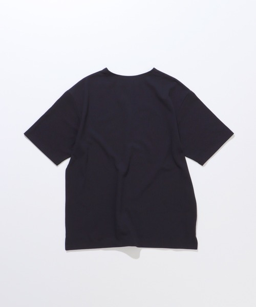 FIDELITY（フィデリティ）の「EMBLEM BASQUE S/S SHIRT / バスクシャツ（Tシャツ/カットソー・メンズ・オフホワイト/サーモンピンク/ダークネイビー/ブルー/グリーン・FREE/MEDIUM/LARGE/X-LARGE）」の9枚目の写真
