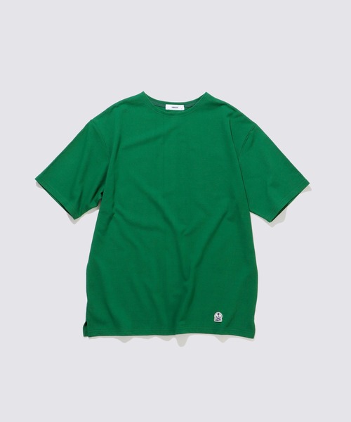 FIDELITY（フィデリティ）の「EMBLEM BASQUE S/S SHIRT / バスクシャツ（Tシャツ/カットソー・メンズ・オフホワイト/サーモンピンク/ダークネイビー/ブルー/グリーン・FREE/MEDIUM/LARGE/X-LARGE）」の16枚目の写真